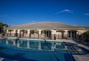 Resort style swimming pool